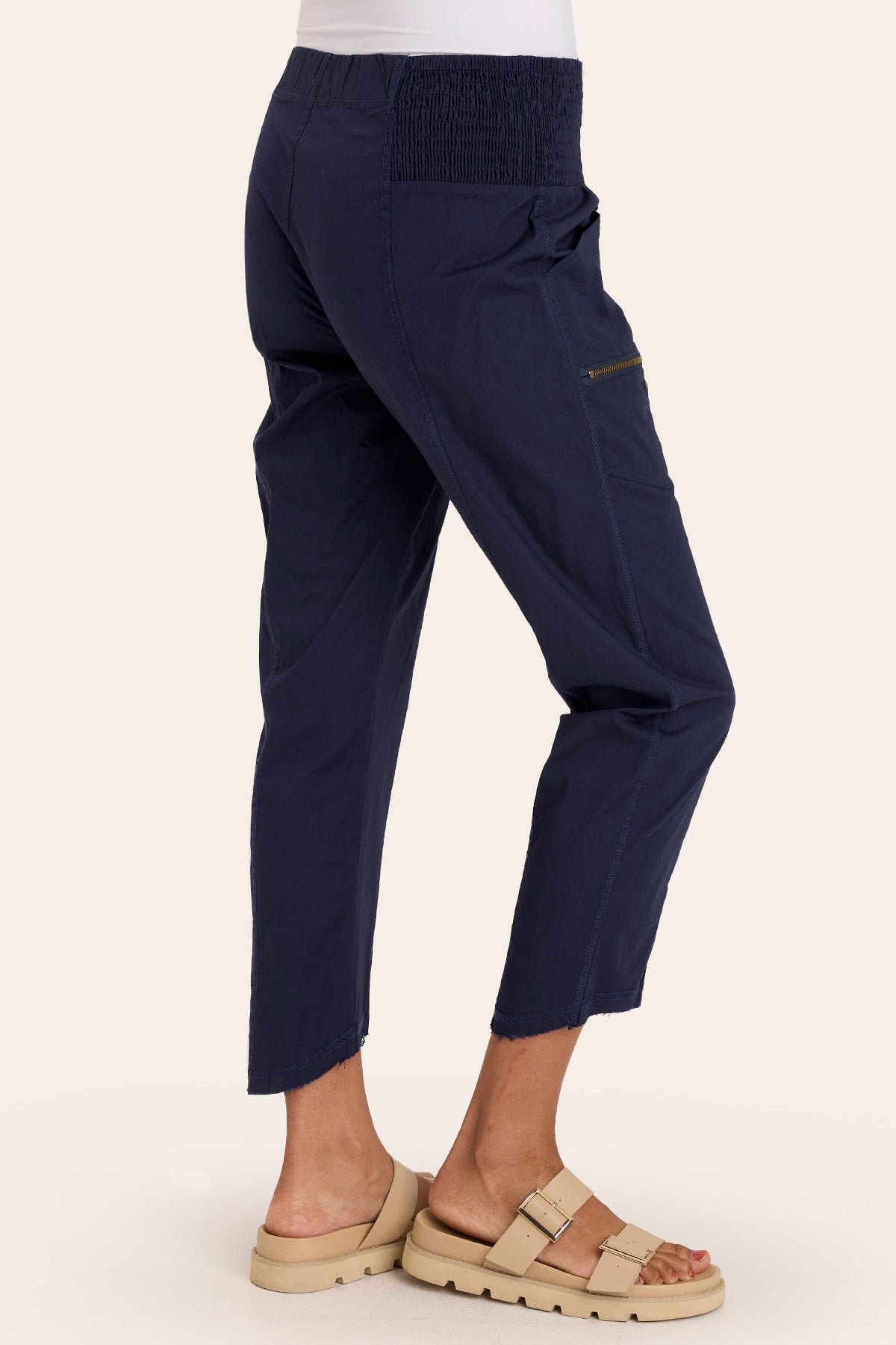 Acker Slim Fit Zipper Pants for Men - Comfortable Stretchable Trousers for Casual Wear, Work & Travel
