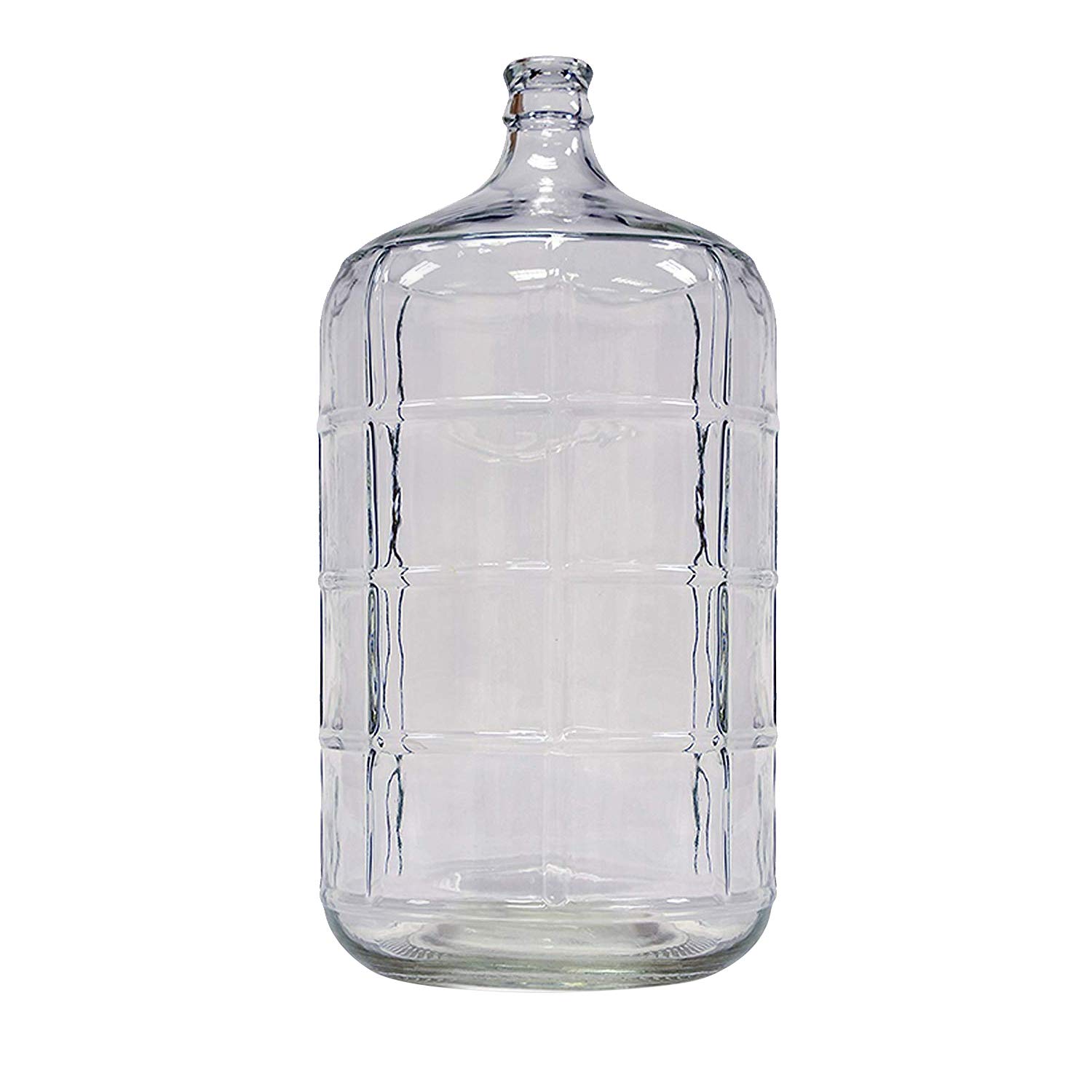 6 Gallon Glass Carboy with Handle & Straps - Home Brewing Fermenter for Beer, Wine, Cider Making - Perfect for Fermentation & Storage