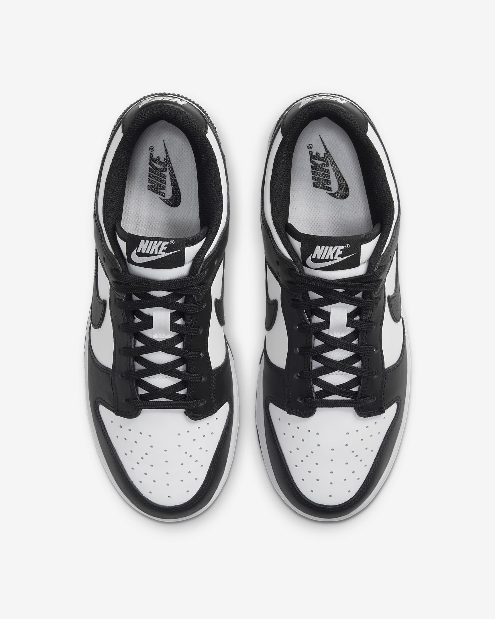 Nike Women's Dunk Low Sneakers - White & Black Casual Shoes for Women | Comfortable Walking, Running, Gym Workouts & Streetwear Fashion