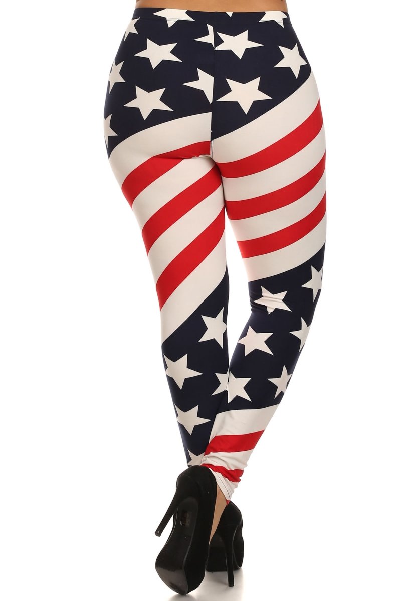 World of Leggings® Buttery Soft Floral Animal Print Yoga Pants - Plus Size Women's Stretchy Workout Leggings for Gym, Running & Lounge Wear
