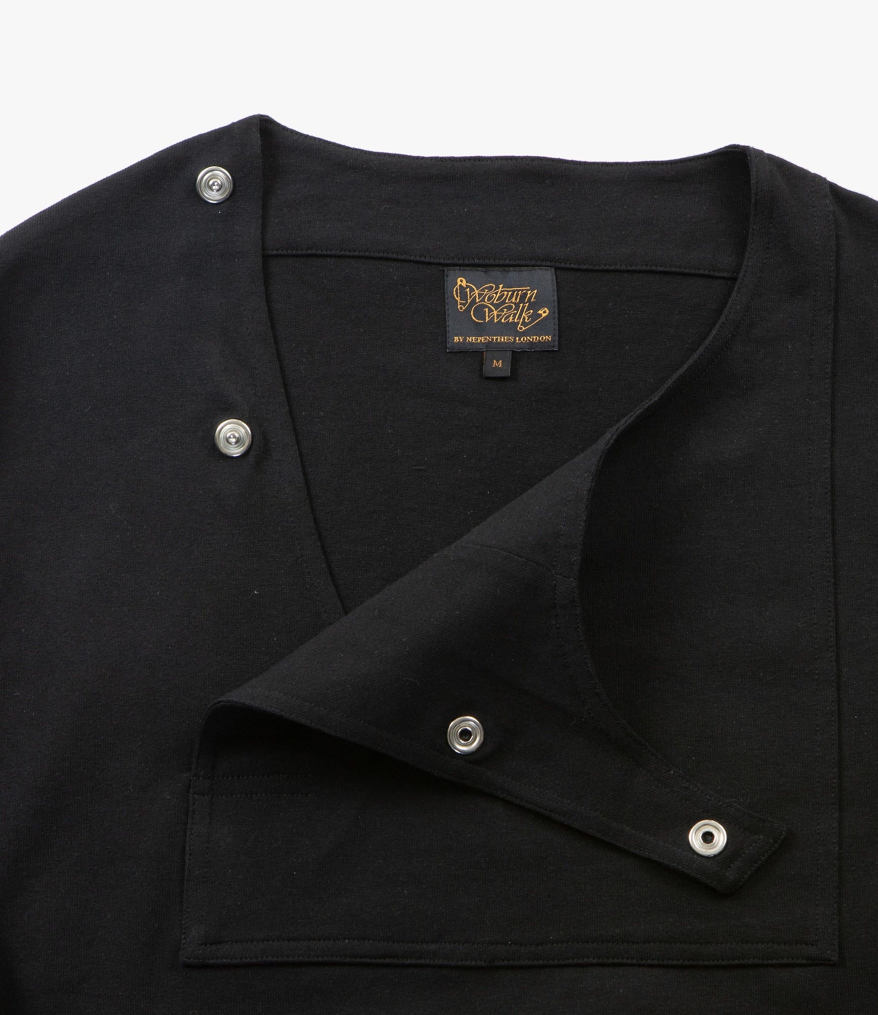 Fisherman Boat Neck Shirt - Comfortable Bib Neck T-Shirt for Men in Black | Perfect for Casual Wear, Fishing & Outdoor Activities