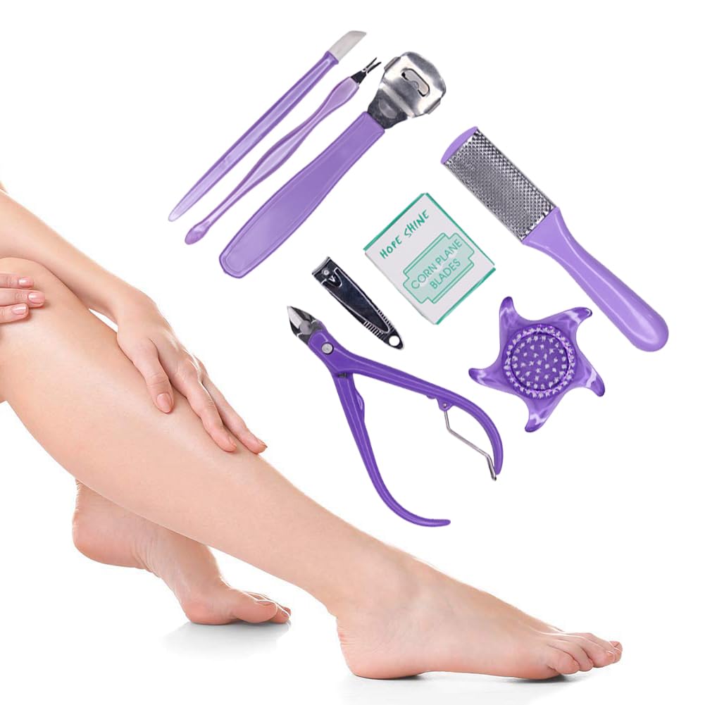 KYNA 8-in-1 Nail Manicure Kit with Professional Tools - Complete Nail Care Set for Women & Girls (Multicolor) - Perfect for Home Salon, Travel & DIY Nail Art