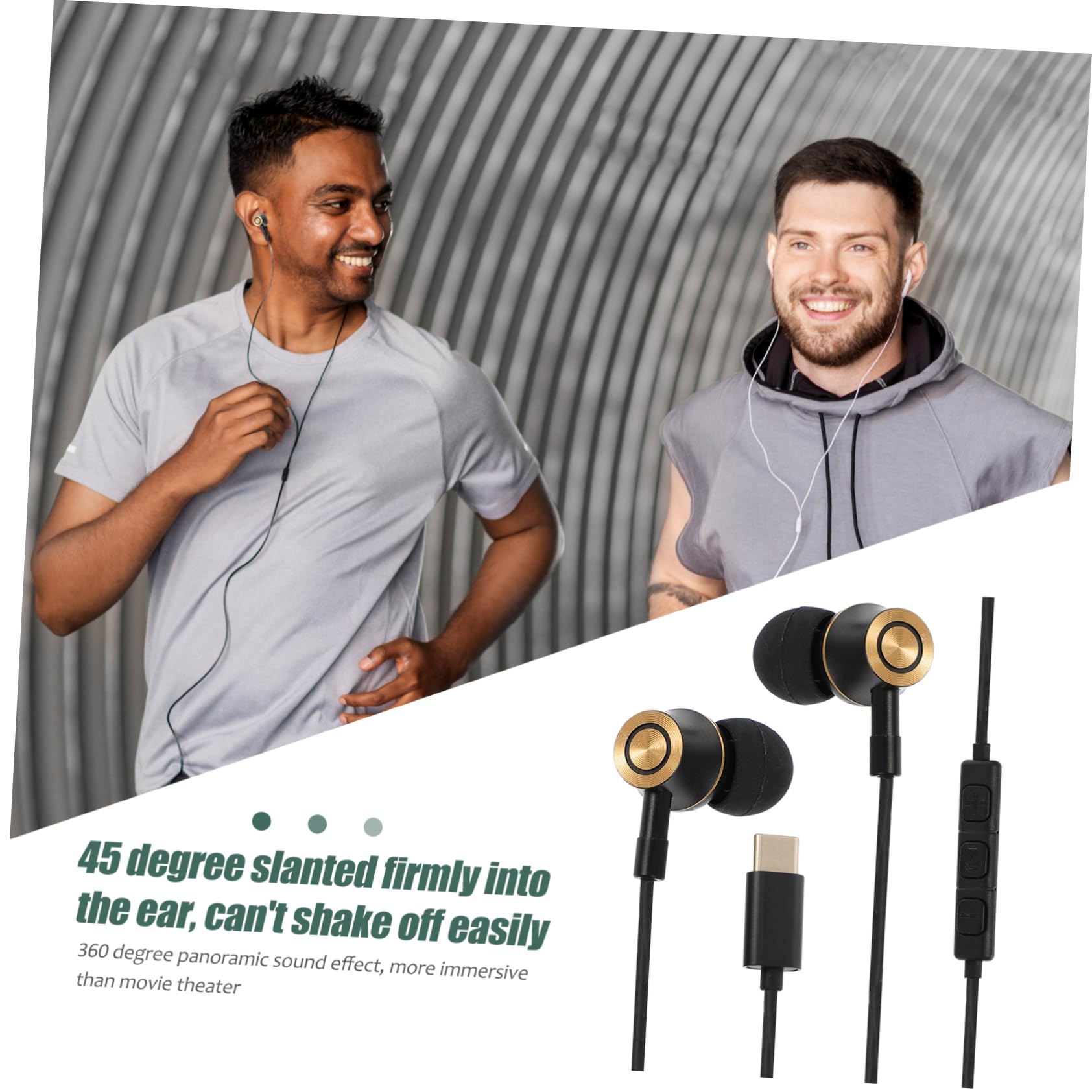 Artibetter 5-Pack Premium Noise Cancelling Earbuds with High-Fidelity Sound - Comfortable In-Ear Headphones for iPhone, Android, iPad & Tablets - Perfect for Commuting, Workouts & Travel