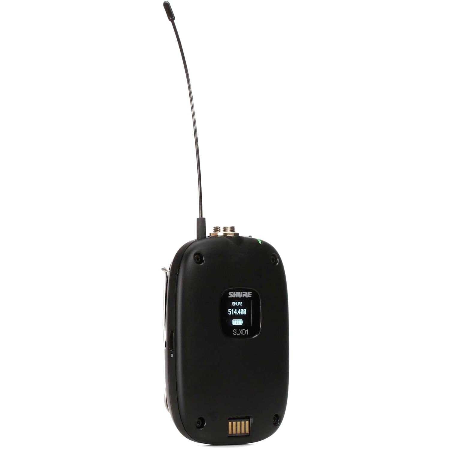 Shure SLXD1 Digital Wireless Microphone Transmitter - Professional Grade Audio for Live Performances, Broadcast & Studio Recording