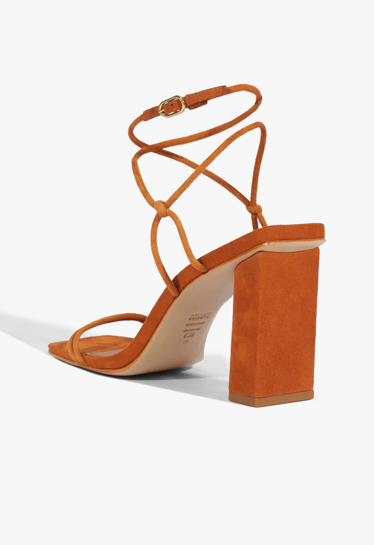 Pompeii Suede Sandal with 2.5 Inch Heel - Women's Comfortable High Heel Sandals for Summer, Parties & Date Nights
