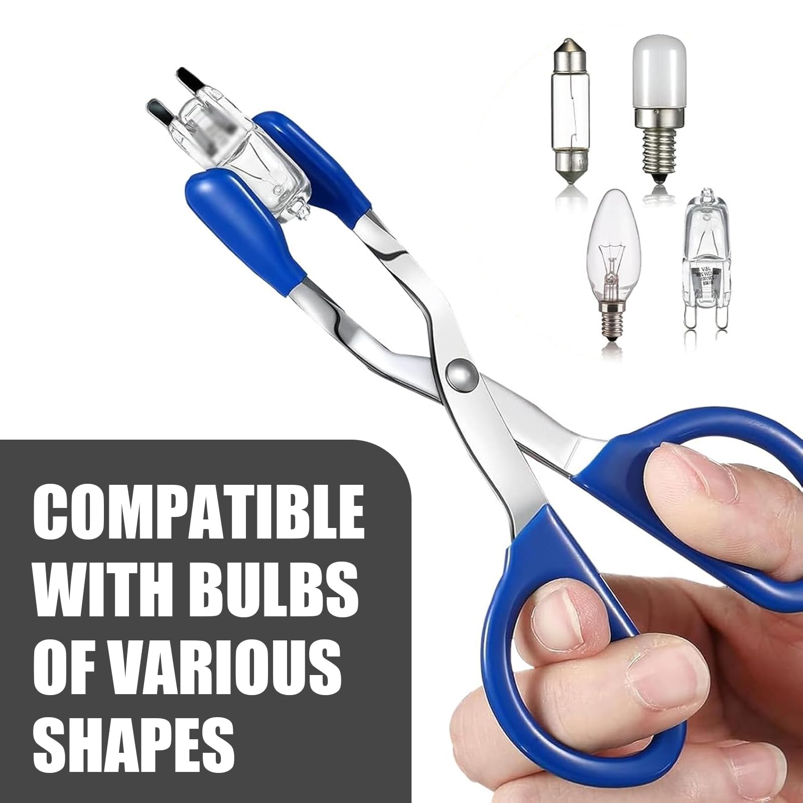 1 PC Car Light Bulb Removal Tool - Dashboard Interior Light Extractor & Mini Broken Bulb Pliers for Hard-to-Reach Bulbs (Blue) | Perfect for Vehicle Interior Lighting Maintenance & DIY Auto Repairs