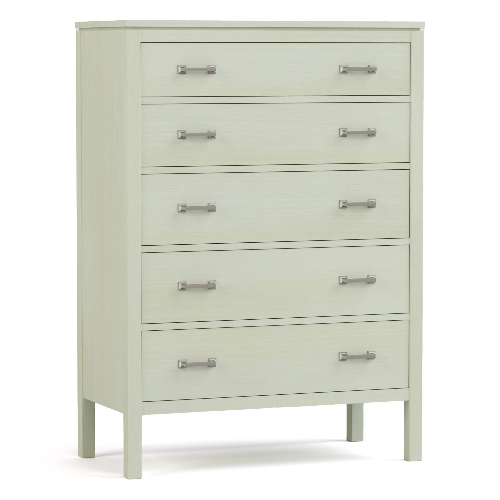 Dwyer Tall Chest - 5-Drawer Solid Wood Dresser for Bedroom Storage | Modern & Spacious Organizer for Clothes, Linens & Accessories | Perfect for Master Bedroom, Guest Room & Dorm Organization