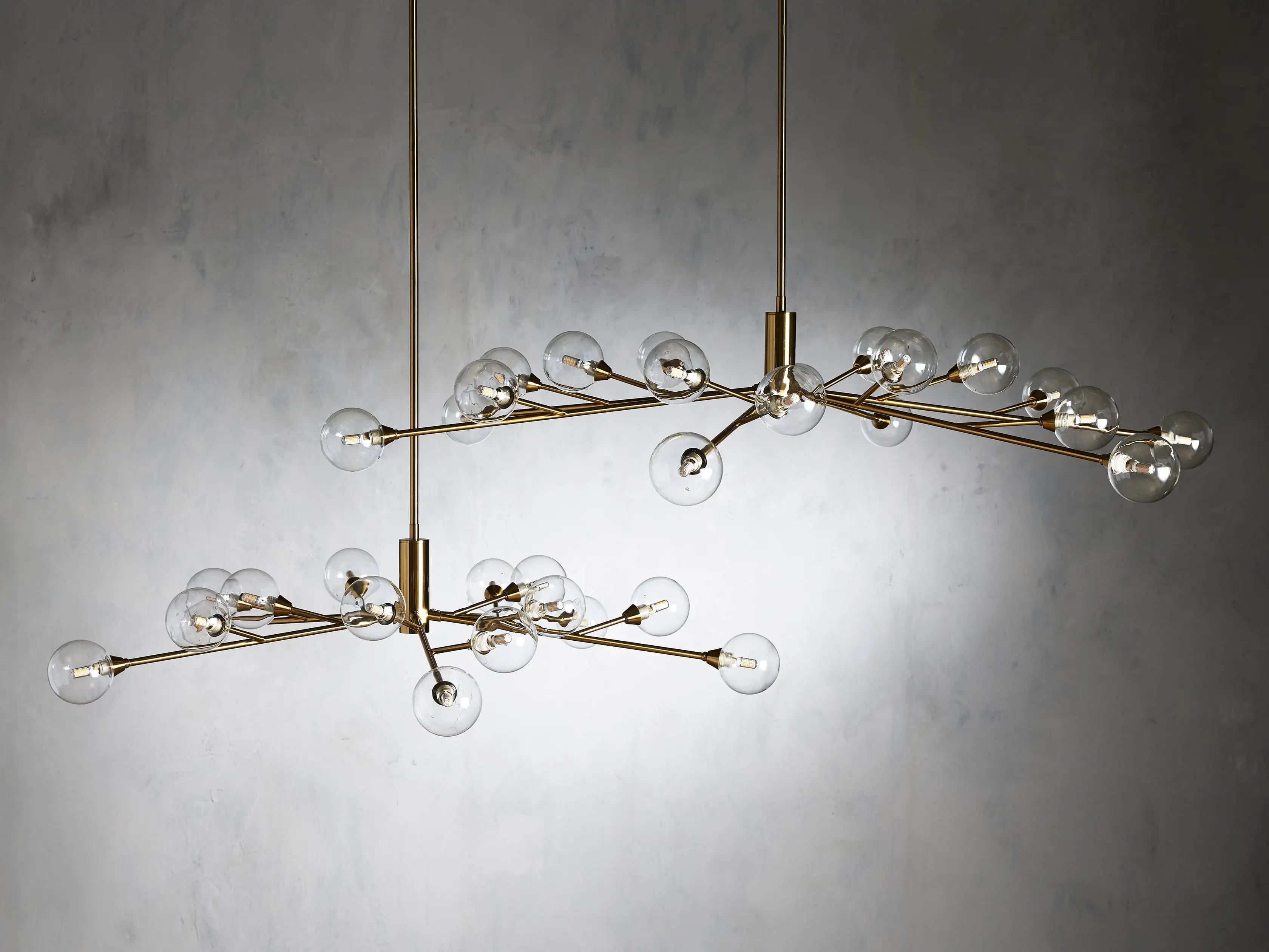 Modern Apollo Round Chandelier - Elegant Crystal Ceiling Light Fixture for Dining Room, Bedroom & Living Room Decor | Dimmable LED Lighting for Home & Office Spaces