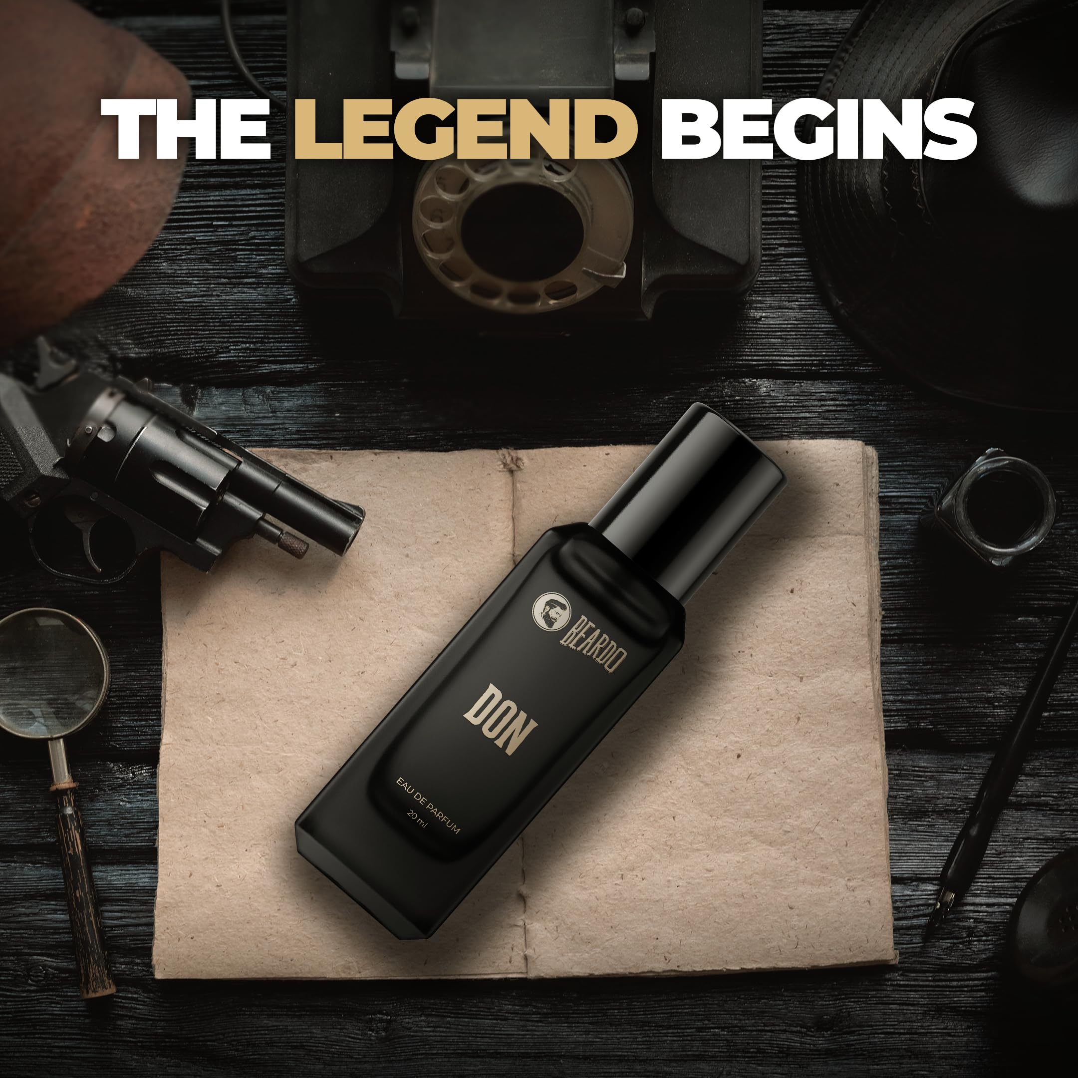 Beardo Don & Mariner Eau de Parfum for Men - 20ml x 2 Set | Fresh Aquatic & Spicy Musk Fragrances | Long Lasting Cologne for Date Night, Office & Special Occasions | Perfect Valentine's Day Gift for Husband, Boyfriend & Men
