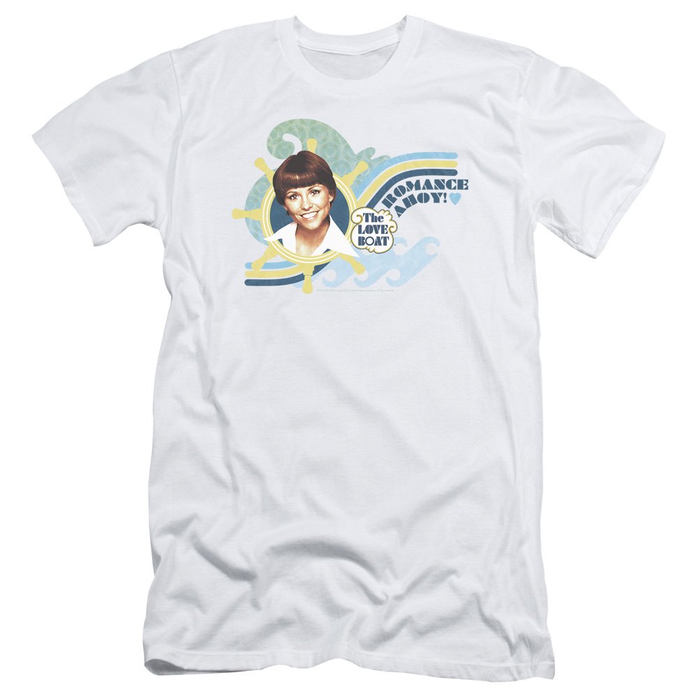 Love Boat Romance Ahoy Slim Fit Unisex T-Shirt for Men & Women - Casual Wear, Couples Outfits, Themed Parties