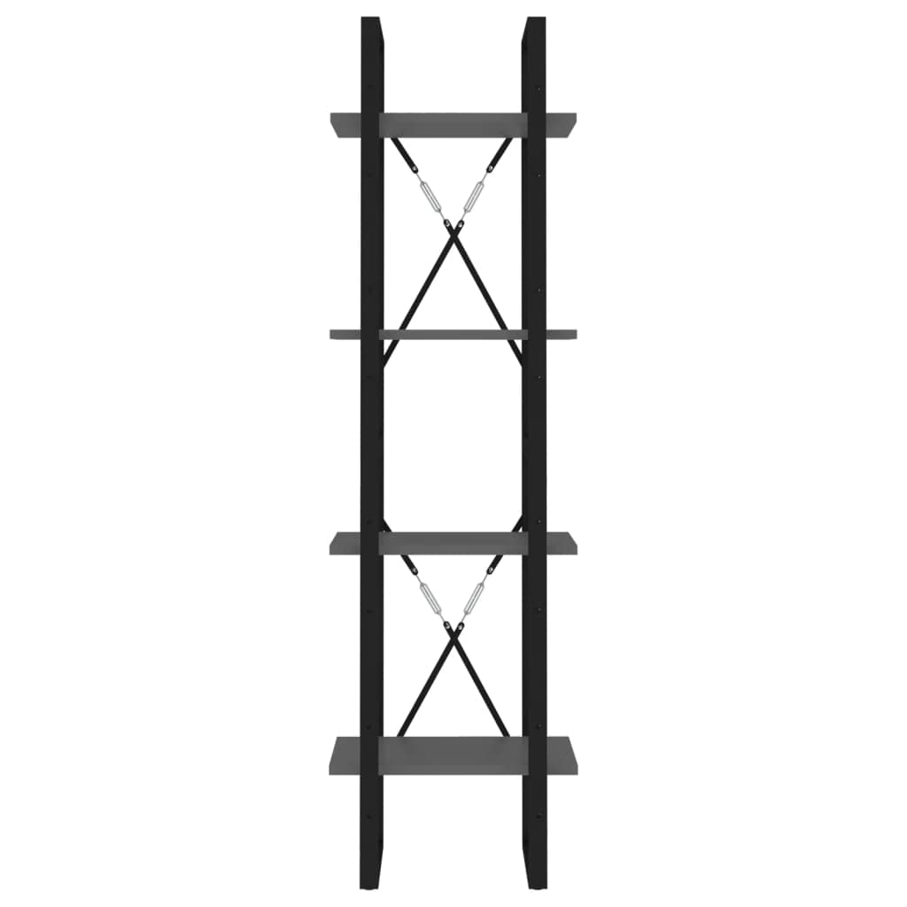 4-Tier Floor Standing Bookcase - 15.7