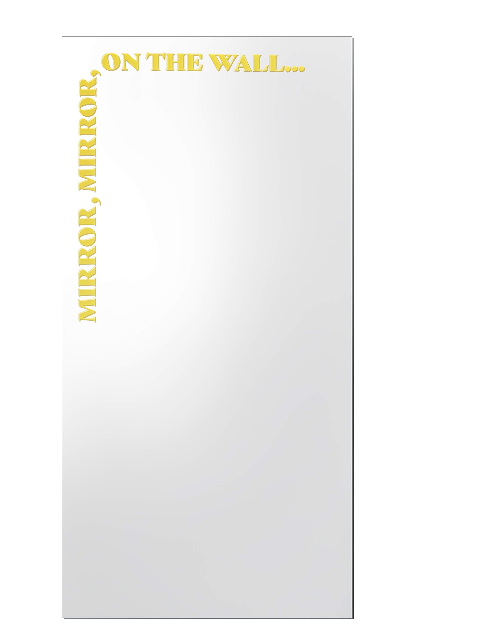 SourceOne 16x24 Inch Acrylic Motivational Wall Mirror with Inspirational Quotes - Perfect for Home, Office & Gym Decor