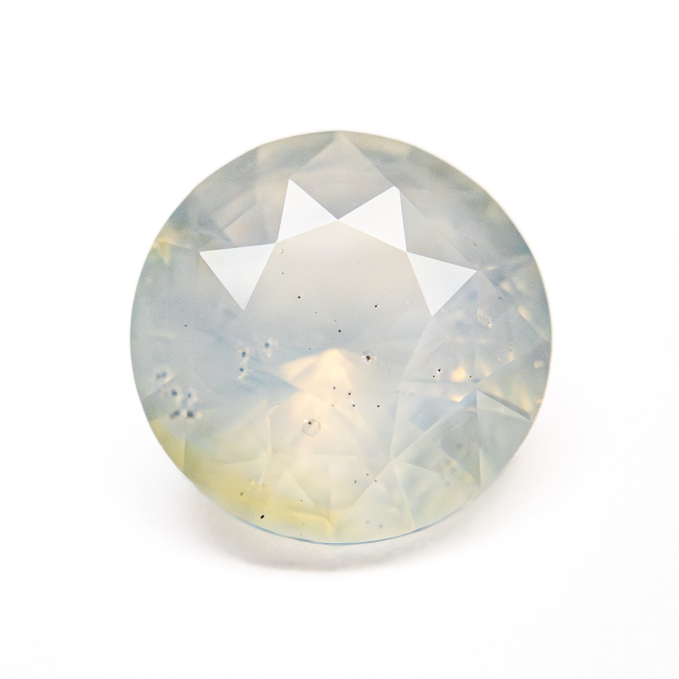 5.10ct Natural Round Brilliant Blue Sapphire Gemstone (10.08x10.07x6.24mm) - Certified Loose Stone for Jewelry Making, Engagement Rings & Fine Collections
