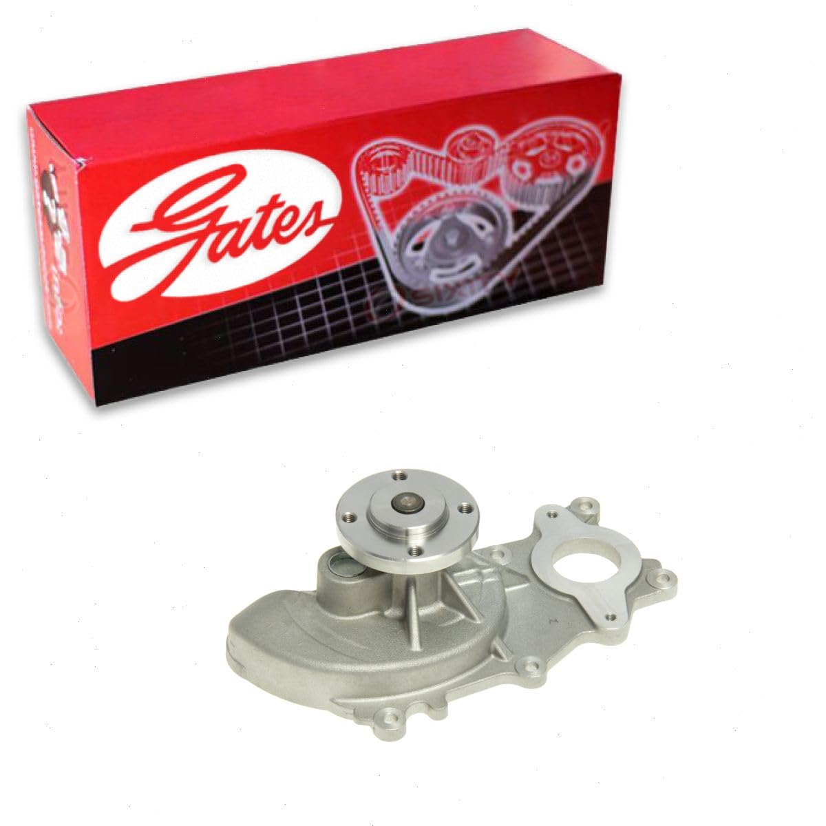 Gates Engine Water Pump Replacement for Ford Mustang 3.7L V6 2011-2017 - High Performance Cooling System Part for Daily Driving & Racing Scenarios
