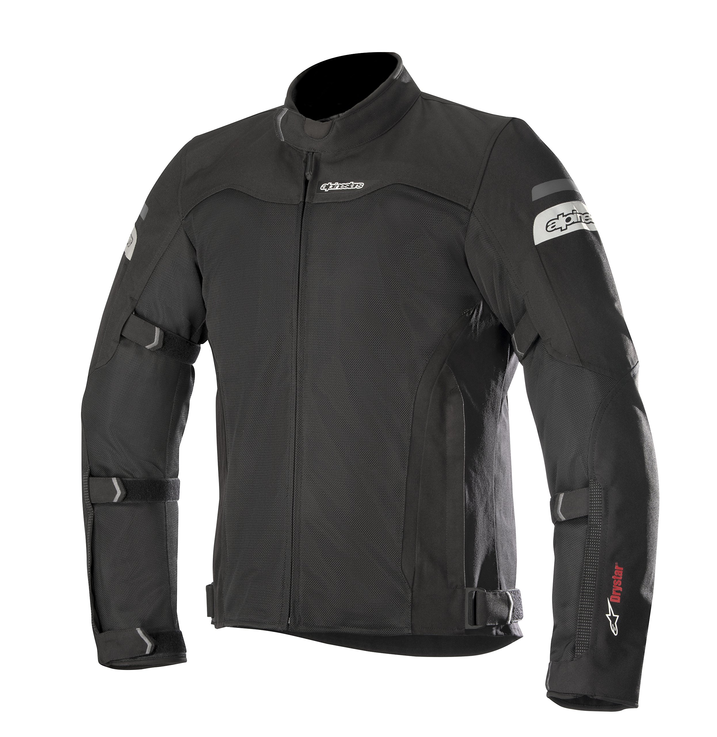 Alpinestars Men's Leonis Drystar Air Motorcycle Jacket - Waterproof & Breathable Riding Gear for All Seasons (Black, Medium) | Ideal for Commuting, Touring & Adventure Motorcycling