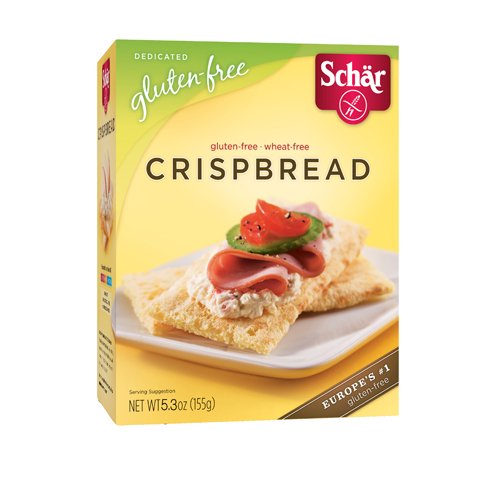 Schar Gluten Free Crispbread - 5.3 Oz (Pack of 12) | Low Carb, High Fiber Snack for Keto & Paleo Diets | Perfect for Breakfast, Lunch or Healthy On-the-Go Snacking