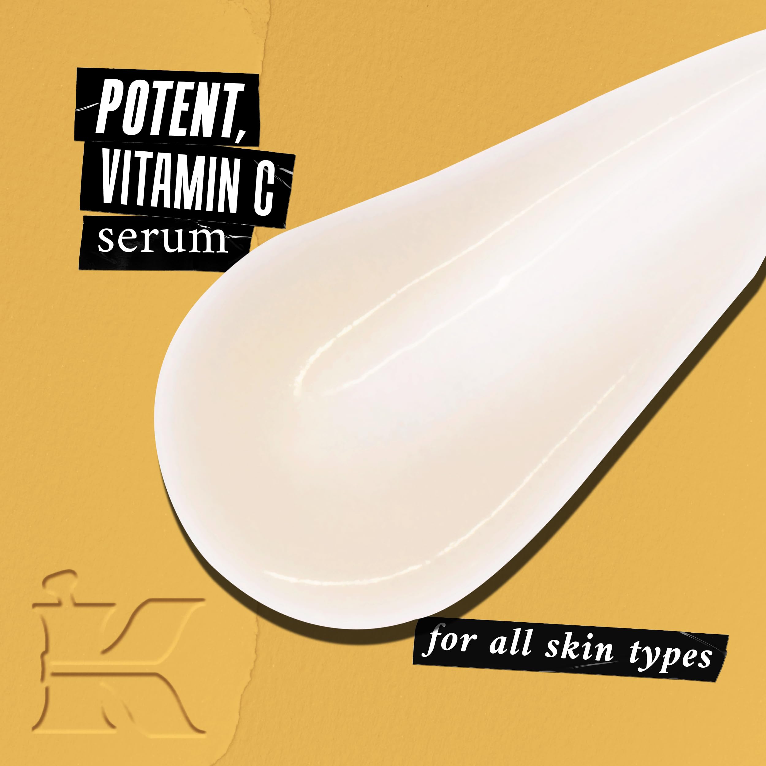 Kiehl's Powerful-Strength 12.5% Vitamin C Serum - Anti-Aging Face Treatment for Wrinkles & Fine Lines | Brightening & Firming Facial Serum with Hyaluronic Acid | Dermatologist-Tested, Paraben-Free | Perfect for Morning Skincare Routine & Pre-Makeup Application