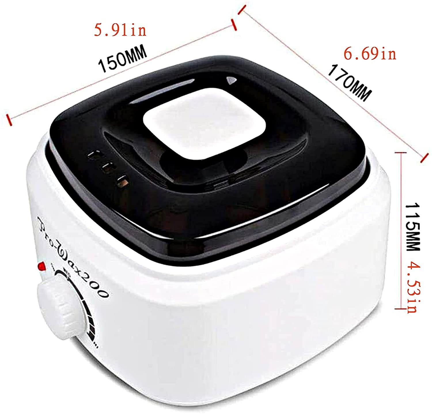 Digital Wax Warmer for Hair Removal - At Home Waxing Kit for Bikini, Eyebrow, Legs & Face | Safe & Easy Hair Removal Solution for Smooth Skin | Perfect for DIY Salon Waxing at Home
