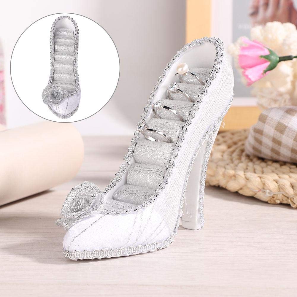 Elegant Jewelry Organizer - Earring Necklace Ring Holder with High-Heeled Design, Jewelry Display Stand for Earrings, Necklaces & Rings - Perfect for Bedroom, Bathroom & Retail Store Display (1#)