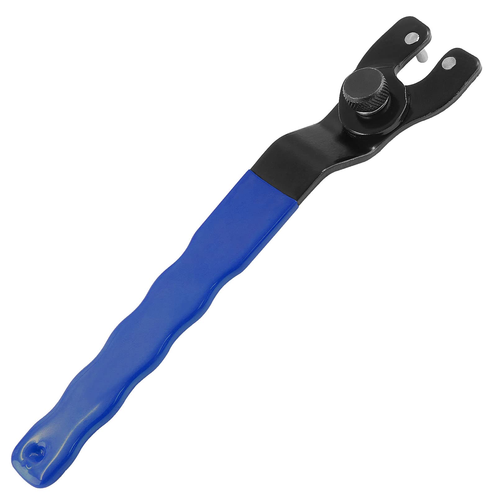 BokWin Universal Adjustable Pin Wrench - Blue Lock Nut Tool for Angle Grinder (10-40mm) | Heavy Duty Grinder Spanner for Metalworking, Woodworking & DIY Projects