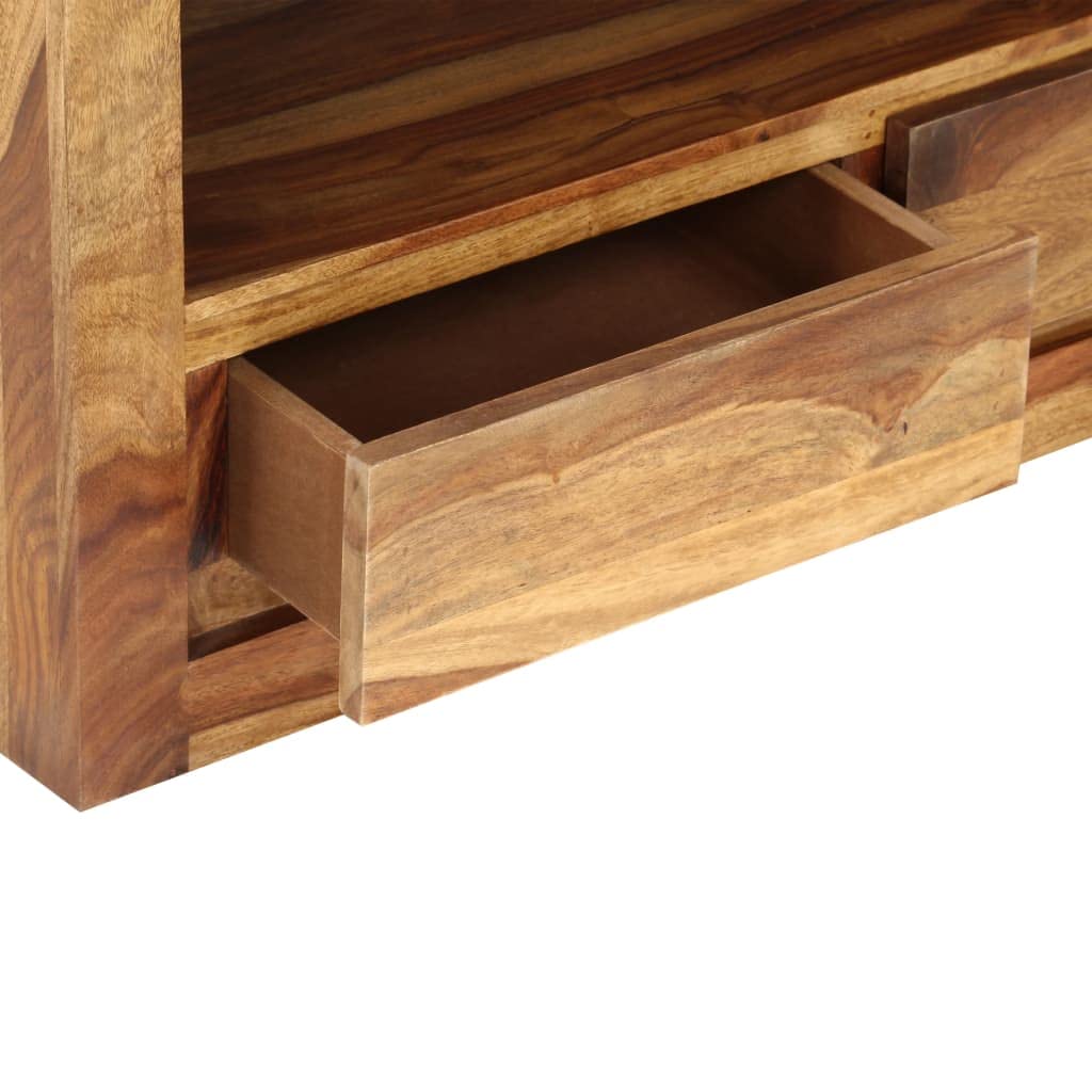 Rustic TV Stand with Storage - 31.5