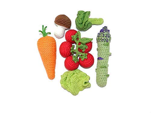 Realistic Artificial Fake Vegetable & Fruit Decor Set of 20 - Lifelike Kitchen Home Decoration for Christmas, Party, Dining Table Centerpiece & Display