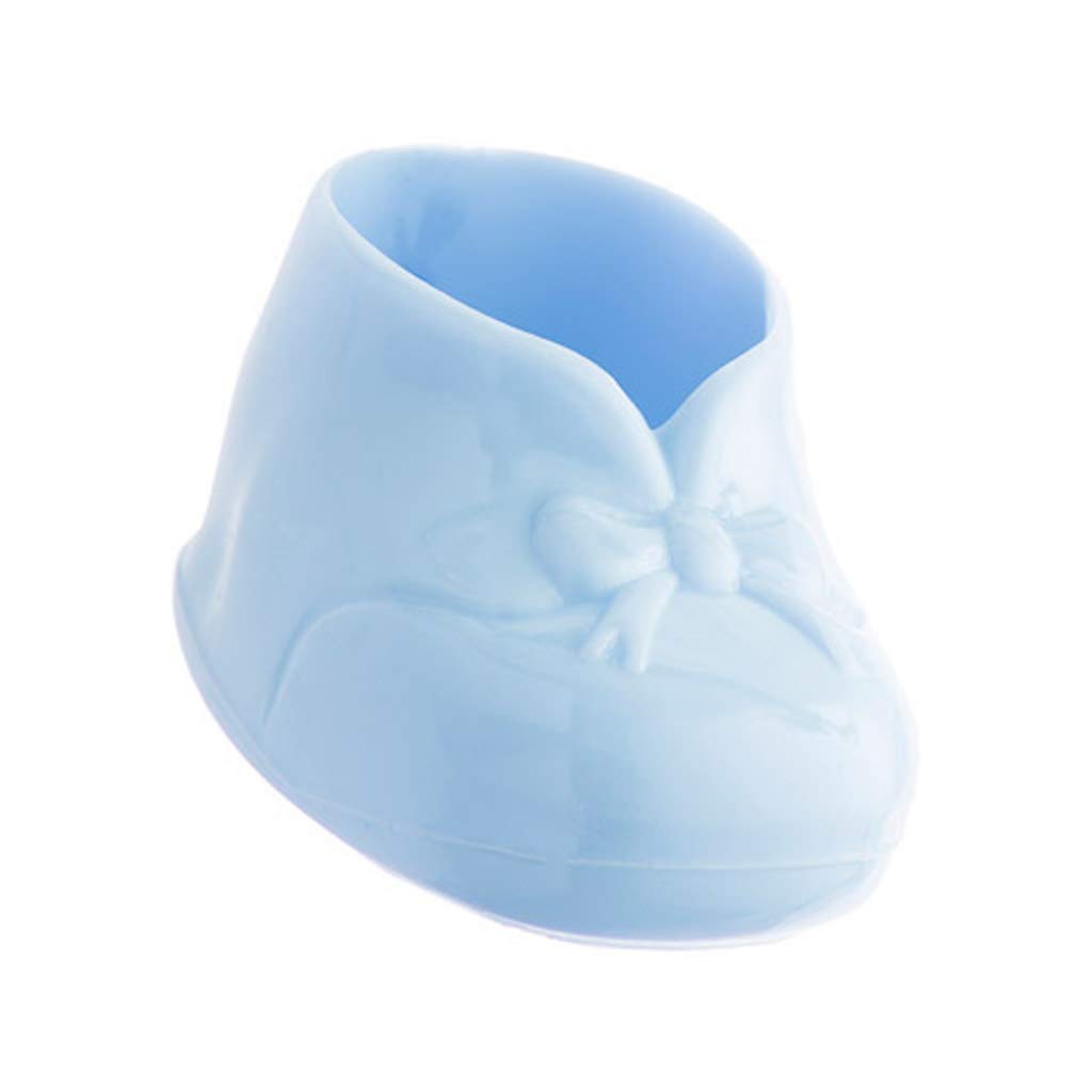 24 Pack Blue Baby Booties - Adorable Baby Shower Favors, Cake Toppers & Gift Decorations for Boys | Perfect for Newborn Celebrations, Gender Reveal Parties & Nursery Decor