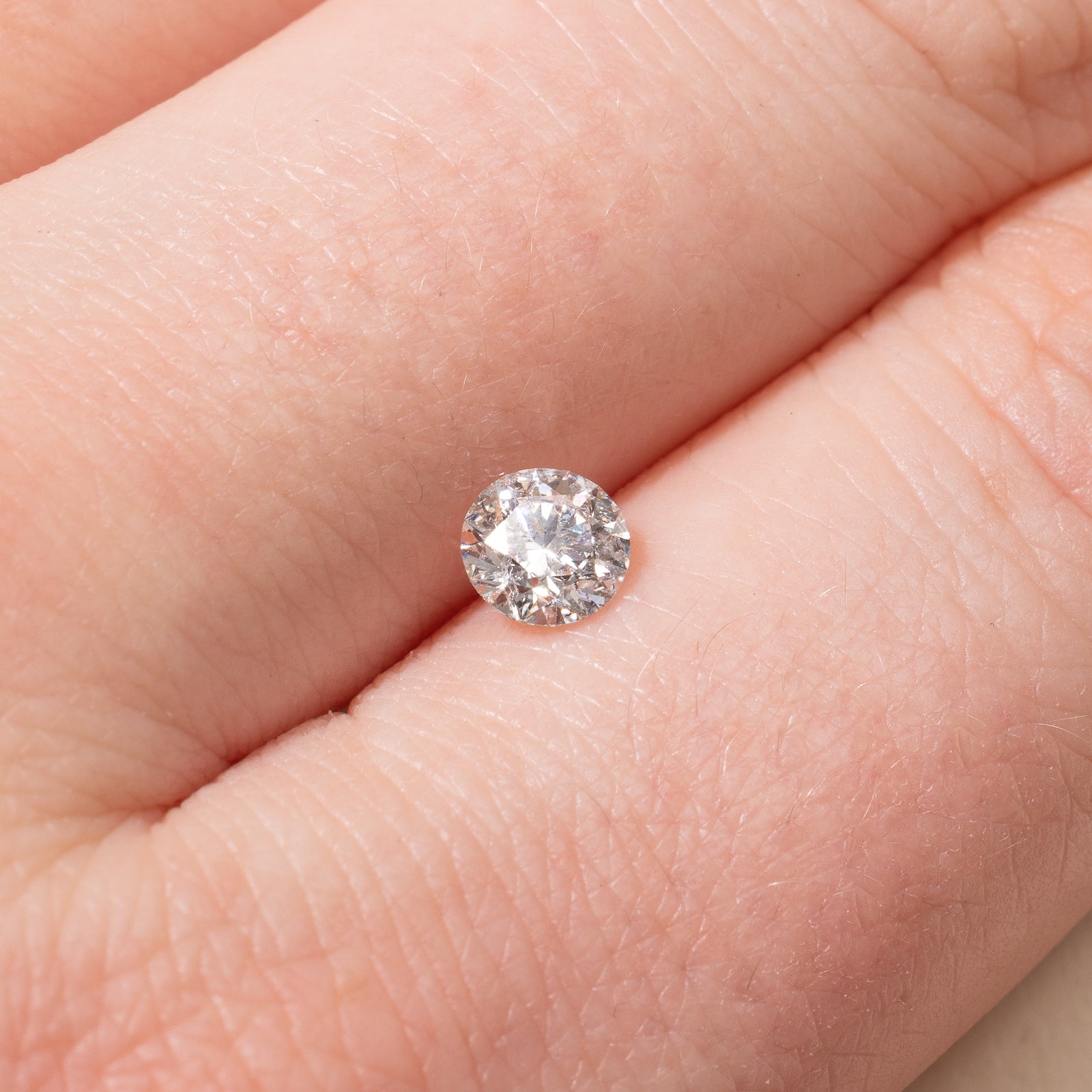 0.53ct Canadian Round Brilliant Cut Loose Diamond - I1 Clarity, E Color | Perfect for Engagement Rings & Fine Jewelry