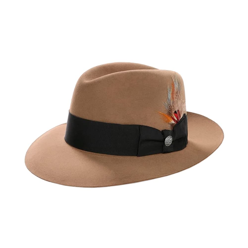 Stetson Men's Temple Hat - Western Cowboy Hat for Men, Genuine Fur Felt, Classic Rancher Style - Perfect for Rodeo, Country Music Festivals & Outdoor Adventures
