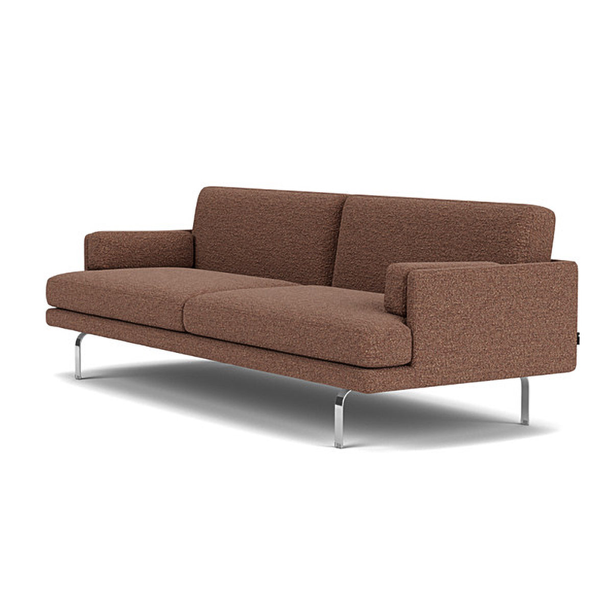 Ernest Boucle 3-Seater Sofa - Modern Upholstered Living Room Couch for Small Spaces, Comfortable Sectional Sofa for Apartments, Dorm Rooms & Cozy Home Decor