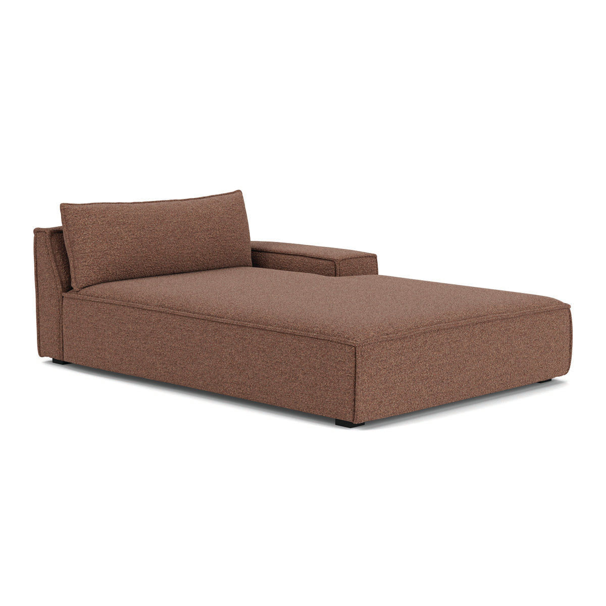 Stylish Daphne Boucle 1-Seater Right Chaise Modular Sofa - Perfect for Small Spaces, Apartments & Cozy Living Rooms