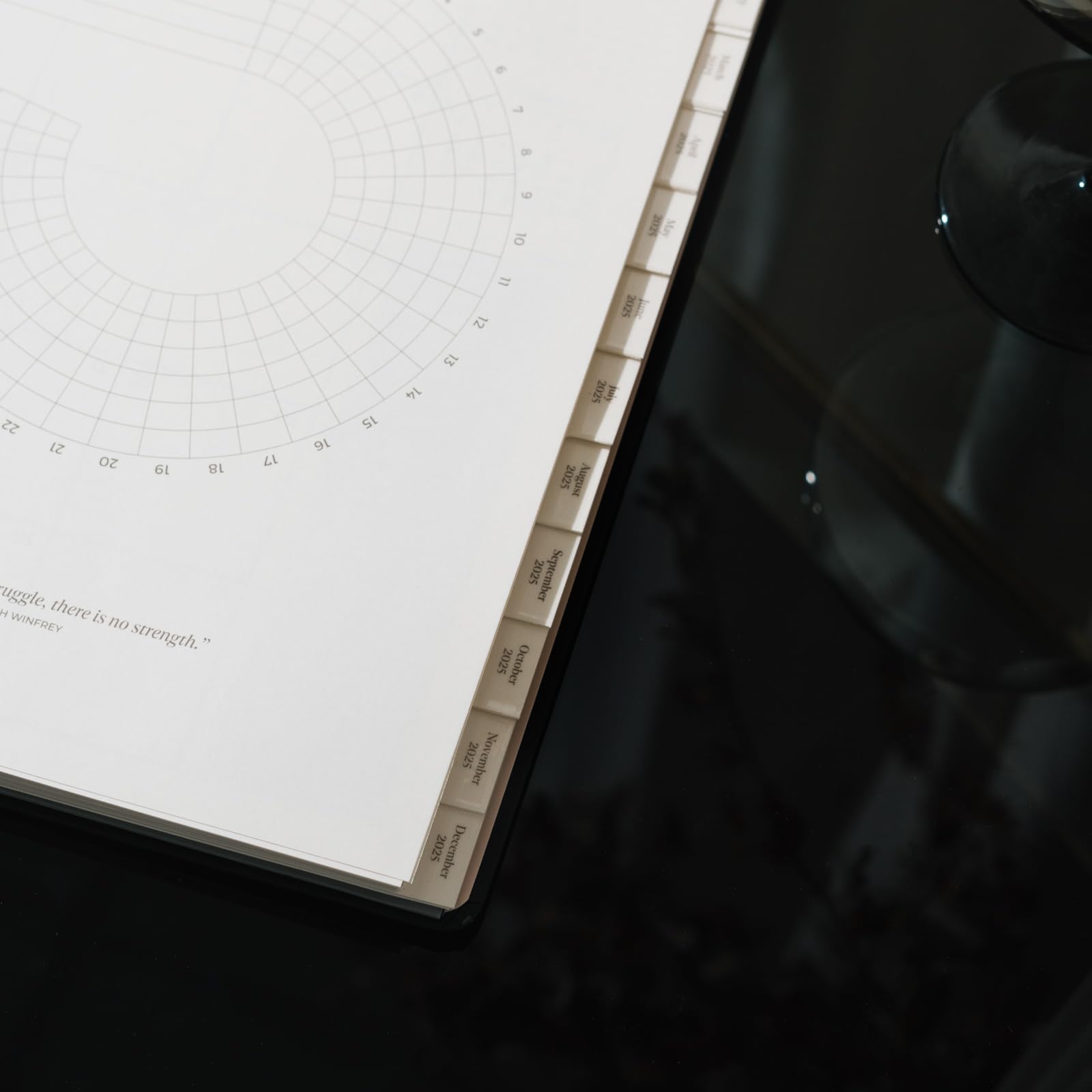 Kokonote 2025 Weekly & Monthly Planner - Spiral Bound Large Format Marble Design | Perfect for Work, School, and Personal Organization | 2025 Planner Calendar for Professionals & Students