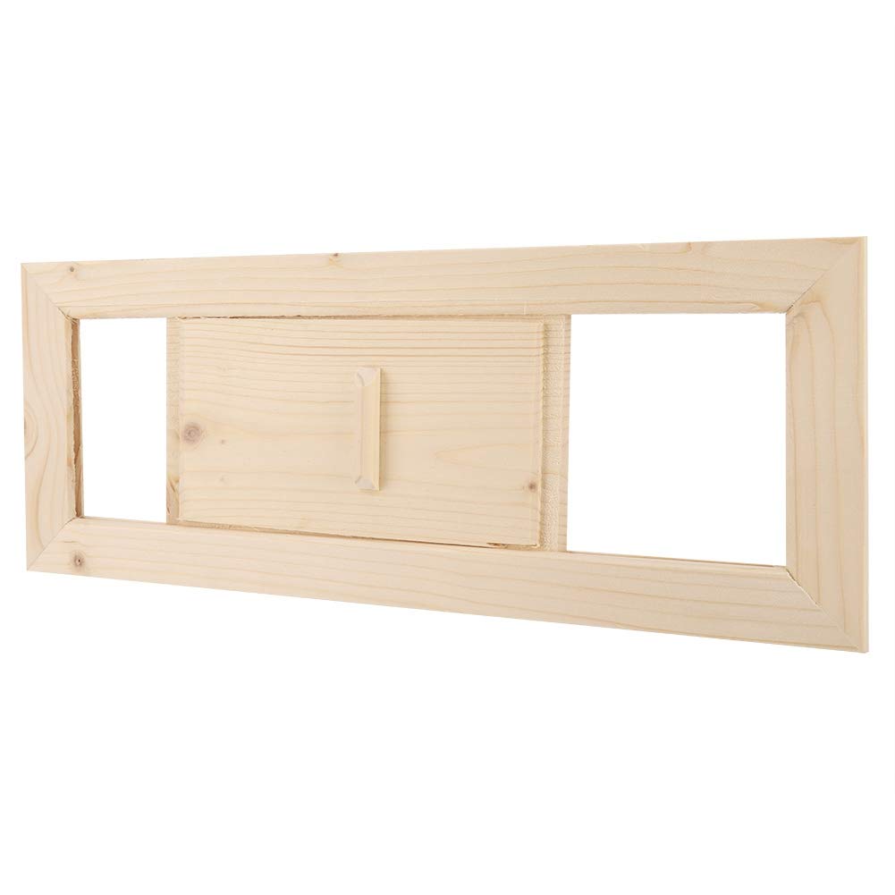 Premium Cedar Wood Sauna Ventilation Panel - Steam Room Air Vent Grille for Optimal Airflow - Perfect for Sauna & Steam Room Ventilation Accessories