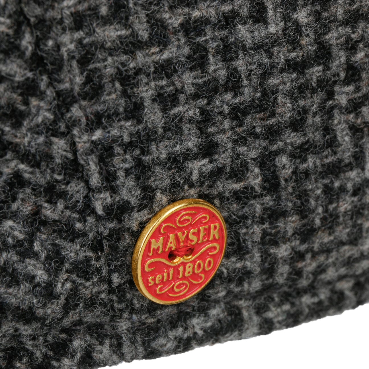 Stylish Merlino Zigzag Flat Cap with Ear Flaps by Mayser - Warm Winter Hat for Men & Women - Perfect for Outdoor Activities, Skiing, and Cold Weather Fashion