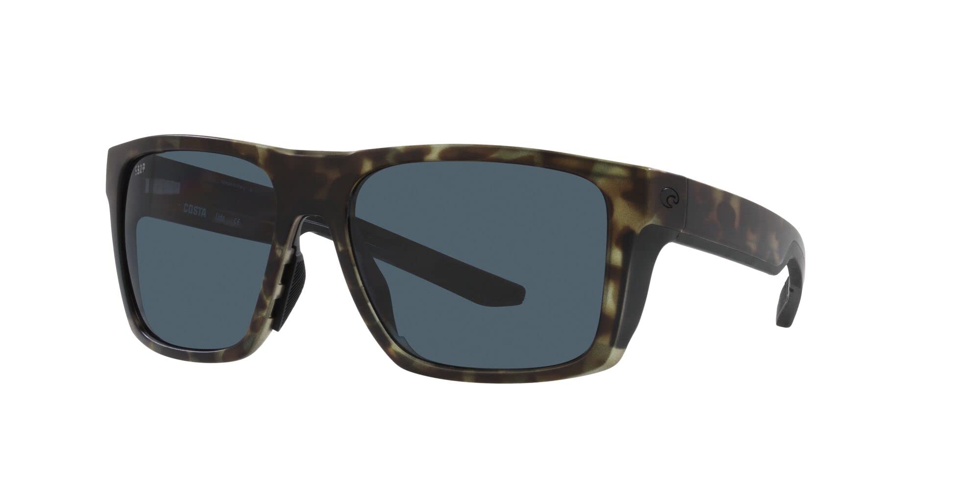 Costa Del Mar Men's Lido Square Polarized Sunglasses UV Protection - Stylish & Durable for Outdoor Sports, Fishing, Driving & Beach Activities
