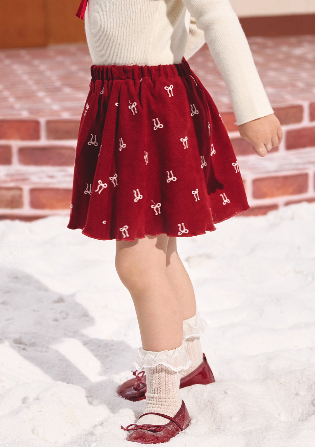 Adorable Strawberry Print Toddler Girl Skirt - Cute Office & Newspaper Dress for Baby Girls - Perfect for Parties, School & Playtime