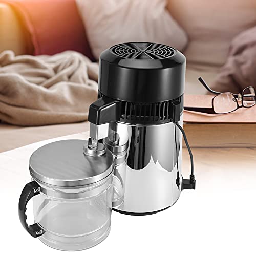 750W Portable Water Distiller with Over-Temperature Protection | Home & Travel Countertop Purifier Filter Machine | Perfect for Camping, Emergency Prep & Small Spaces