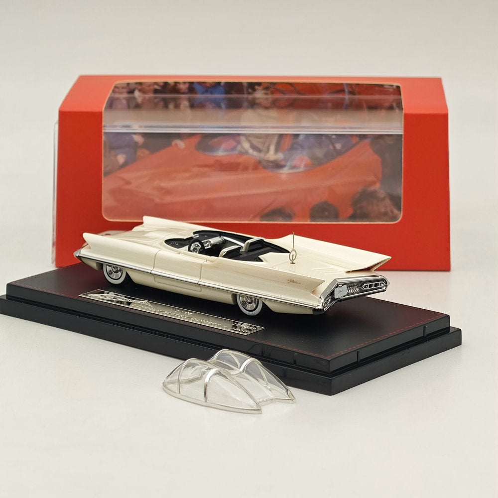 1/64 Scale HRN Model 1955 FUTURA CONCEPT Diecast Car - White Collectible Miniature Vehicle for Display, Gifts & Car Enthusiasts