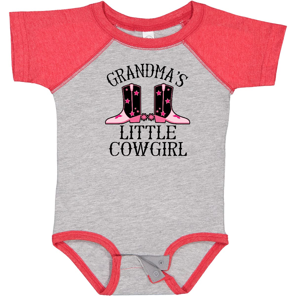 Inktastic Grandma Little Cowgirl Baby Bodysuit - Cute Western Outfit for Infants & Toddlers - Perfect for Cowgirl Themed Parties, Photo Shoots & Everyday Wear