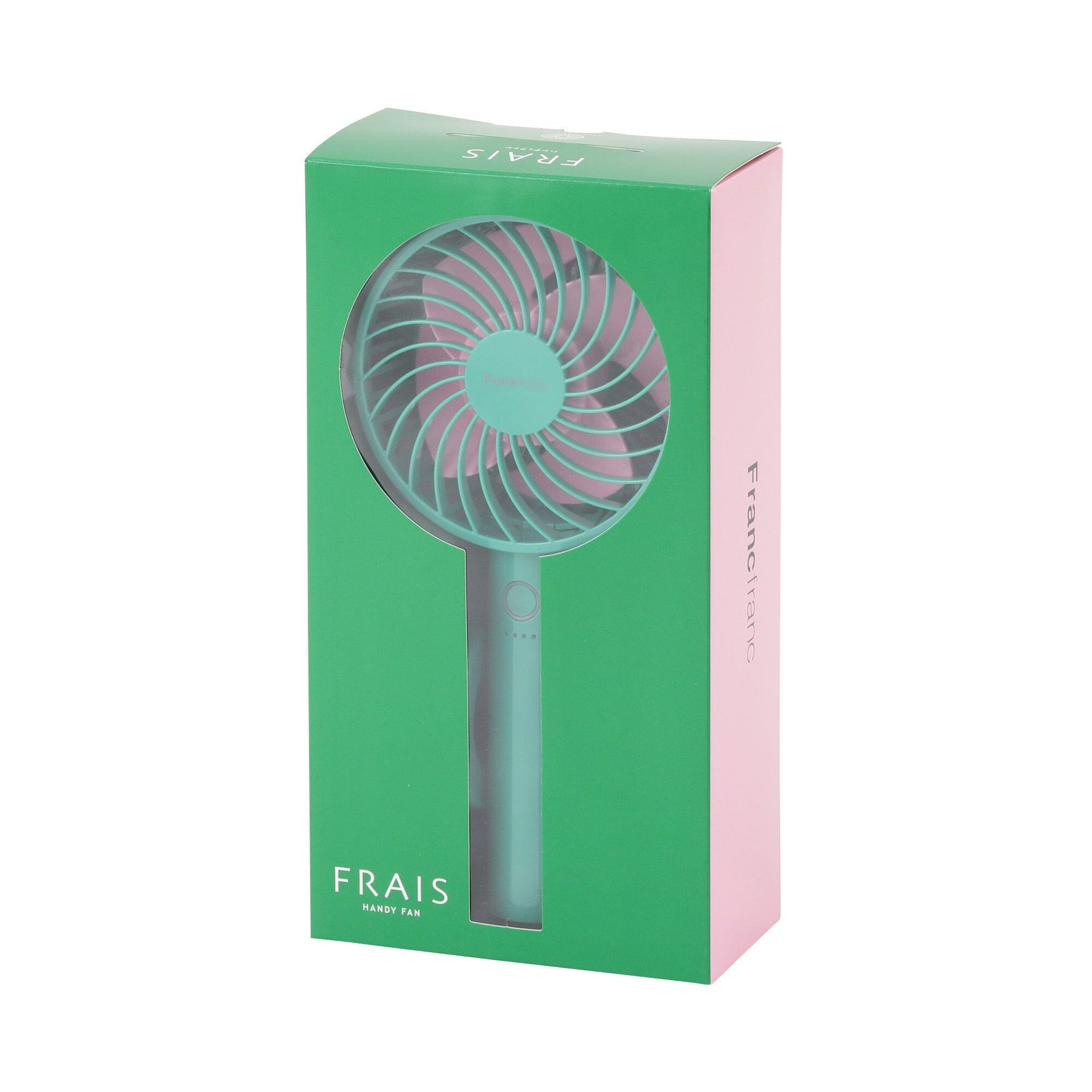 FRAIS Portable Handheld Fan - Dual Color Green | Personal Cooling Fan for Outdoor, Travel, Office & Home Use
