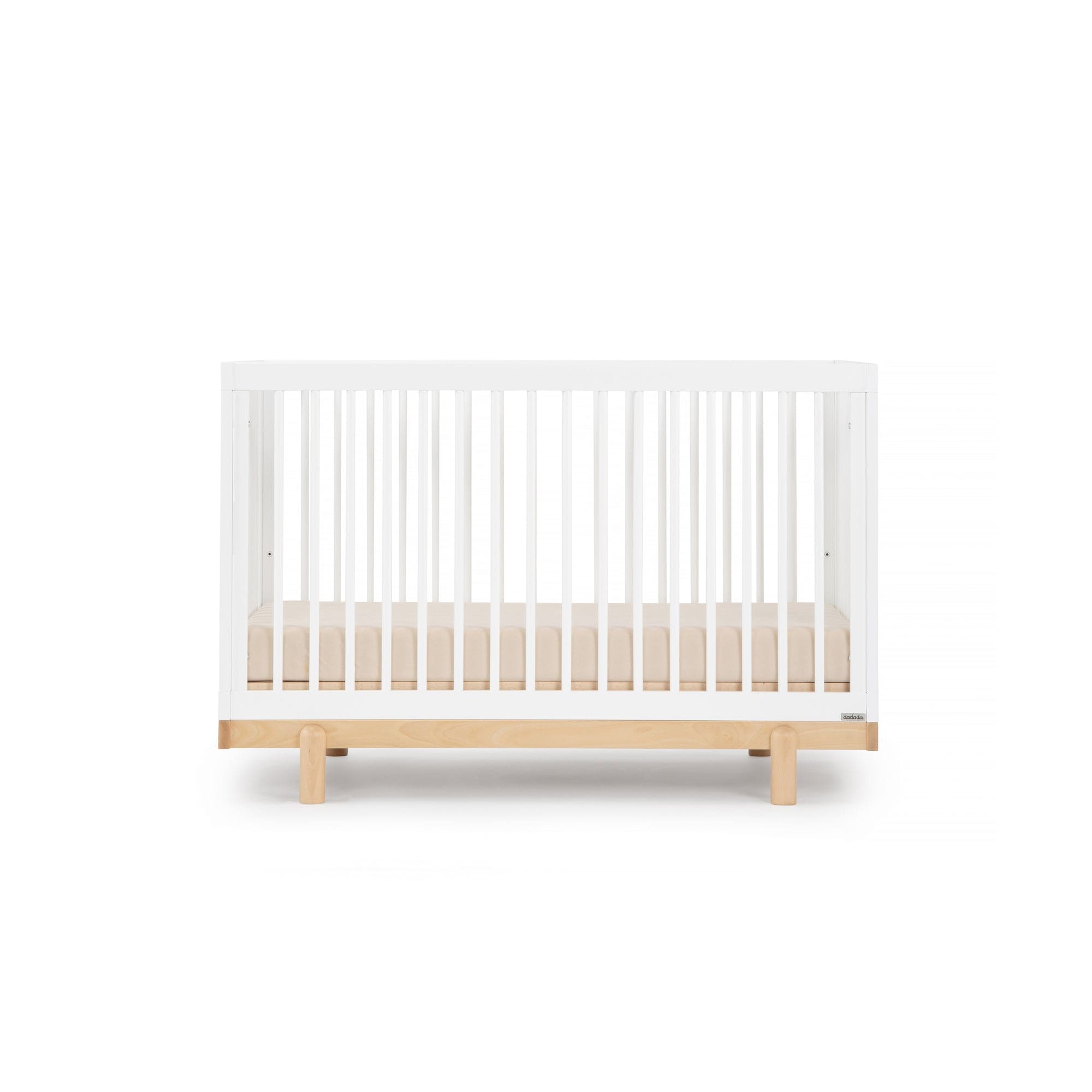 Dadada Bliss 4-in-1 Convertible Baby Crib - Nursery Furniture for Newborn to Toddler | Perfect for Small Spaces & Modern Nurseries