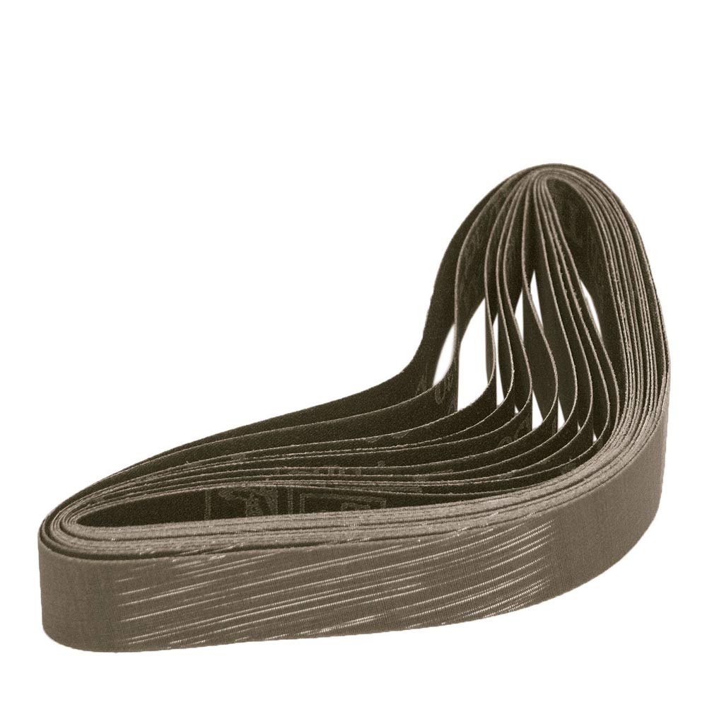 CS Unitec 38544 Pipe-MAX TZ A100/220 Pyramid Belts for Pregrinding Steel & Stainless Steel Pipes - 10 Pack | Perfect for Curved Surfaces, Handrails & Mirror Finish Preparation in Metalworking & Fabrication