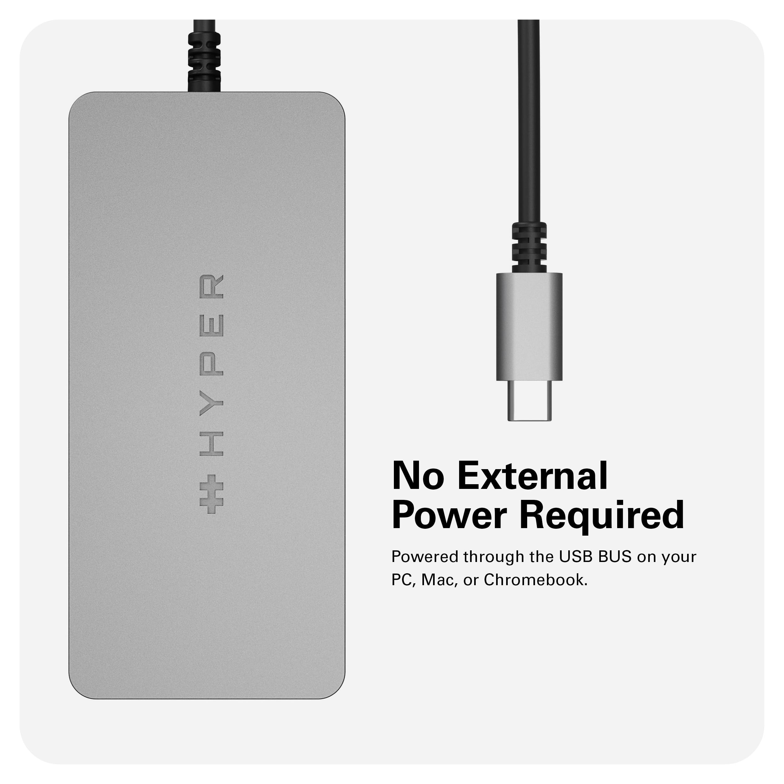 HyperDrive 5-Port USB C Hub with 86W Power Delivery, 4K HDMI, Ethernet & 5Gbps USB-A Ports - Universal USB-C Hub for MacBook, Laptop, Chromebook & USB-C Devices - Perfect for Home Office, Remote Work & Multi-Screen Setup
