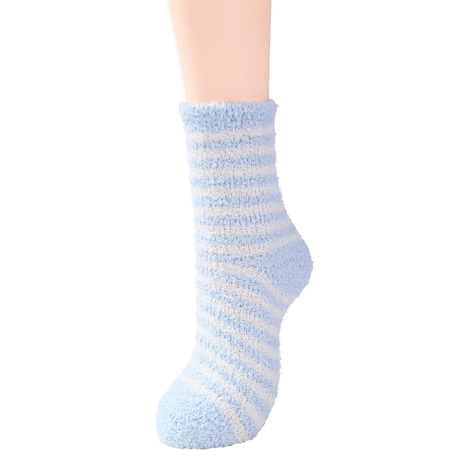 Women's Fuzzy Warm Winter Socks - Cozy Fluffy Non-Slip Socks for Athletes, Outdoor Sports & Home Relaxation - Perfect for Running, Yoga & Lounging