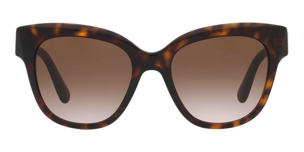 Dolce & Gabbana DG 4407 Havana Brown Shaded Sunglasses for Women - 53mm Lens, 19mm Bridge, 140mm Temple - Perfect for Beach, Driving & Fashion Outfits