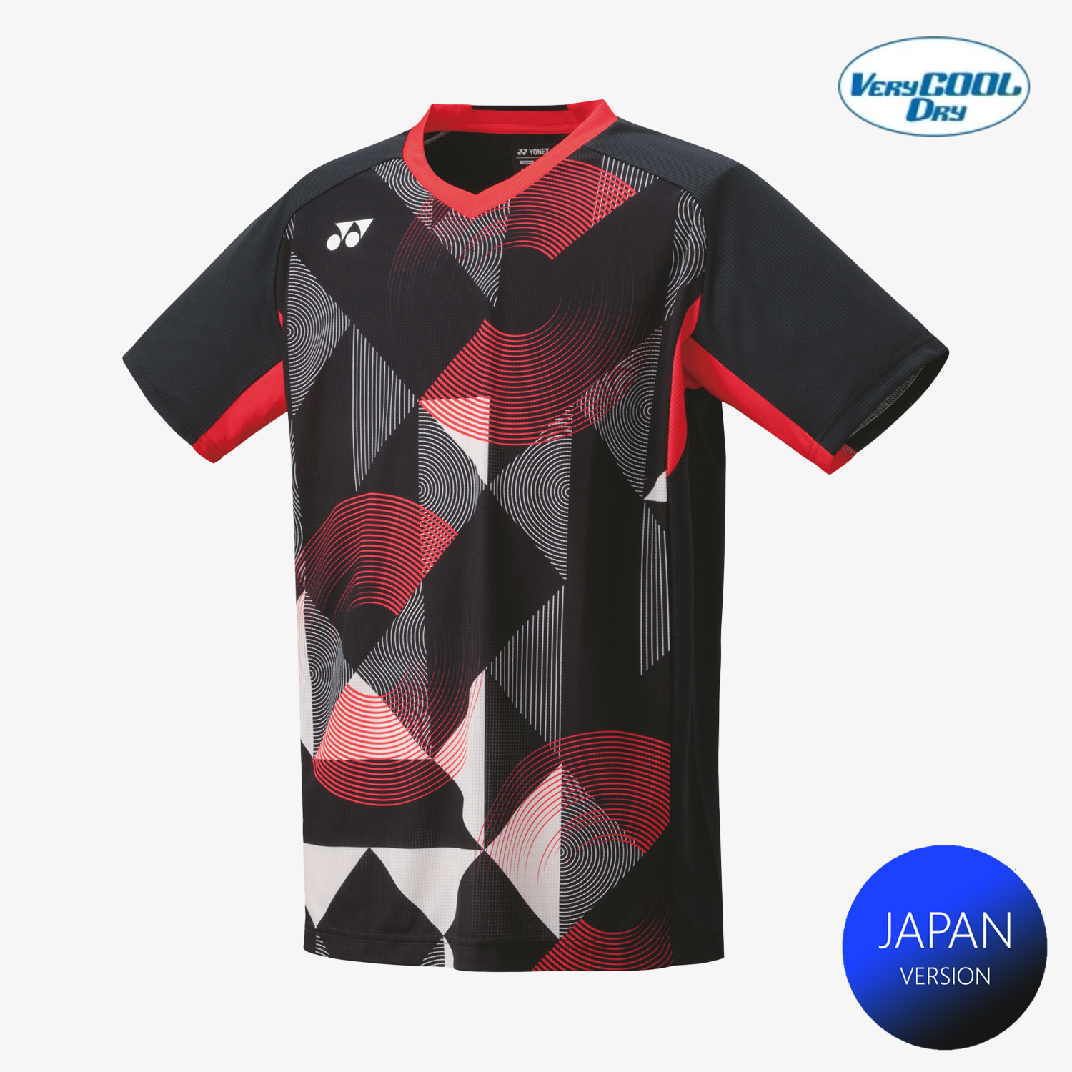 Yonex Men's Tennis Shirt 10576 - Breathable Performance Polo for Sports & Casual Wear (Black) - Perfect for Tennis, Golf & Outdoor Activities
