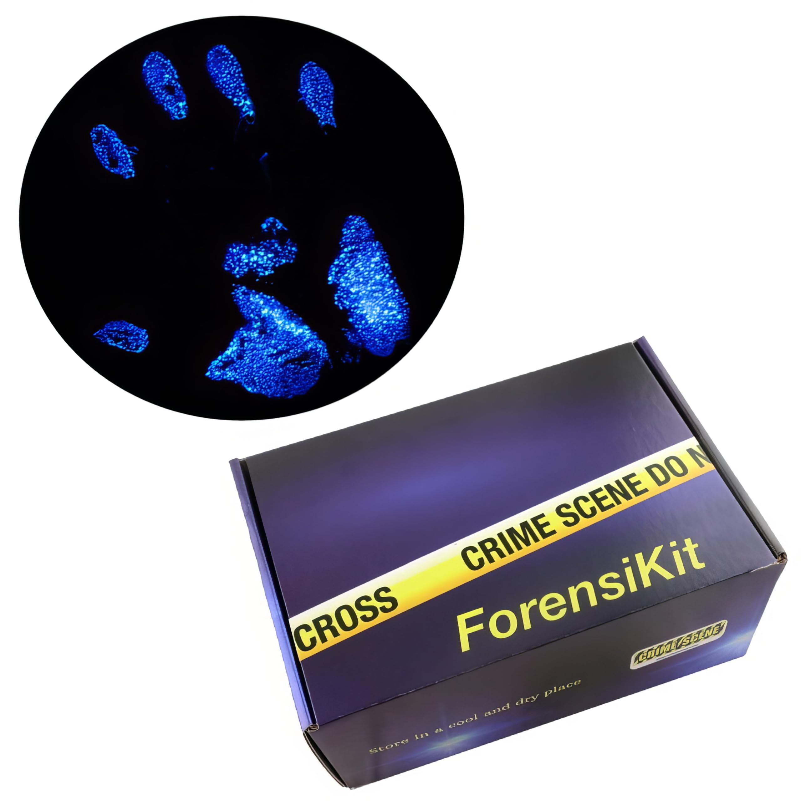 ForensiKit Crime Scene Blood Detection Kit - Professional Forensic Tools for Bloodstain Analysis & Crime Scene Investigation | Perfect for Law Enforcement, Detectives & Forensic Science Enthusiasts