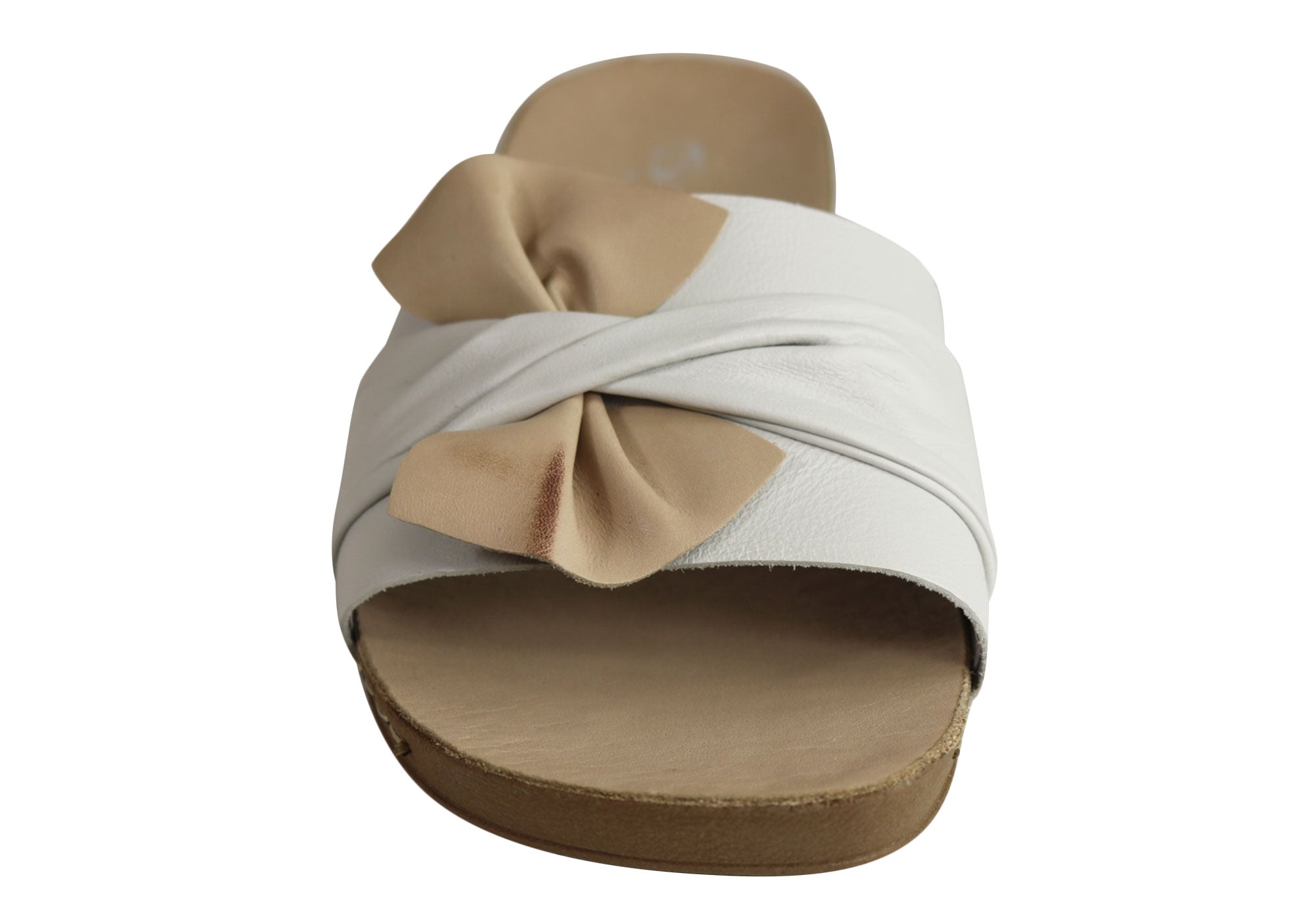 Andacco Women's Comfortable Leather Slide Sandals - Handmade in Brazil - Perfect for Beach, Pool, and Summer Casual Wear