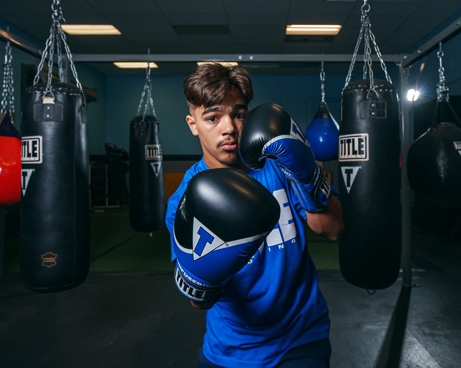TITLE Boxing Infused Foam Training Gloves 2.0 - Premium Boxing Gear for MMA, Kickboxing & Fitness Workouts - Perfect for Sparring, Bag Work & Training Sessions