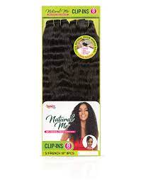 Natural Me Silky French 100% Human Hair 18 Clip-In Hair Extensions for Volume & Length - Perfect for Parties, Weddings & Everyday Styling